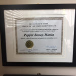 State of New York Award for Pepper Bonnay Martin